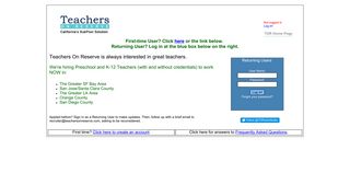 SubScreener - Teachers On Reserve