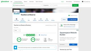 Teachers on Reserve Reviews | Glassdoor