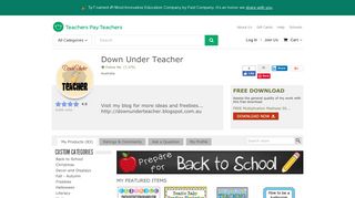 Down Under Teacher Teaching Resources | Teachers Pay Teachers