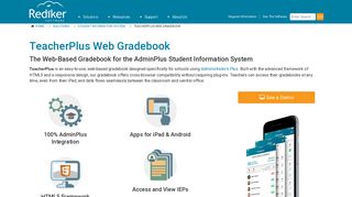 TeacherPlus Web Gradebook - Online teacher ... - Rediker Software