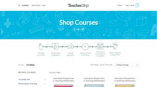 Courses - TeacherStep.com