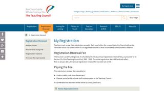 My Registration - Teaching Council
