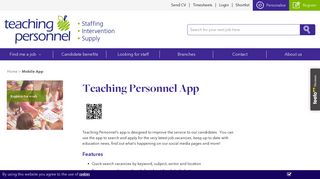 Mobile App - Teaching Personnel