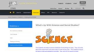 Henderson, L. / Science and Social Studies - Hazelwood School District
