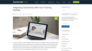 Integrating Teachworks With Your Tutoring Website | Teachworks Blog