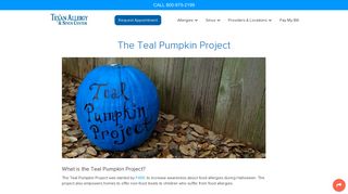 Teal Pumpkin Project - Texan Allergy