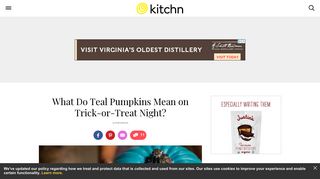What Do Teal Pumpkins Mean - Halloween | Kitchn