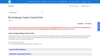 My Challenge Tracker: Coach Portal - Beachbody's FAQ