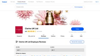 Working at Clarins UK Ltd: Employee Reviews about Pay & Benefits ...