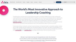 Leadership Coaching with BTS Coach