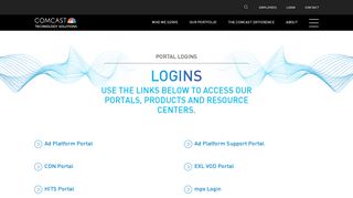 Portal Logins | Comcast Technology Solutions