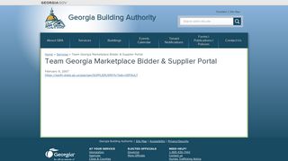 Team Georgia Marketplace Bidder & Supplier Portal | Georgia ...