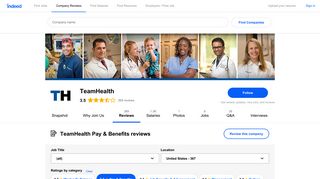 Working at TeamHealth: 103 Reviews about Pay & Benefits | Indeed ...