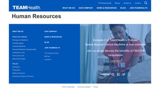 human resources - TeamHealth