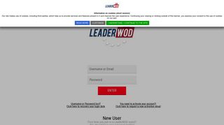 Login - LeaderWOD