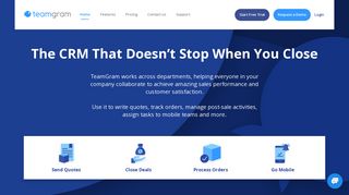 TeamGram CRM, Quote, Proposal and Sales Management Software