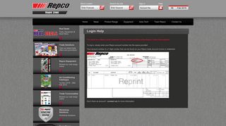 Login Help - Repco Trade