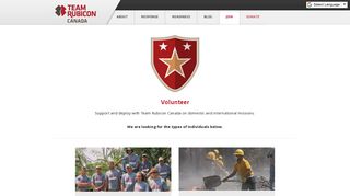 Volunteer | Disaster Response Veterans Service Organisation | Team ...