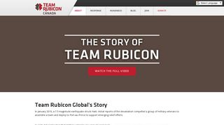 Story of Team Rubicon | Disaster Response Veterans Service ...