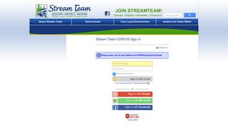 Staff Access Login - Stream Team