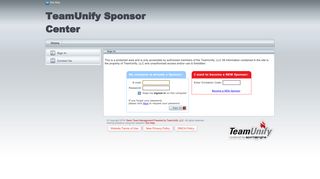 TeamUnify Sponsors : Sign In