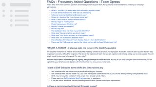 FAQs - Frequently Asked Questions - Team Xpress - Learning Center ...