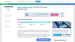 Access team.zaxbys.com. OPEN4 Employee Self Service