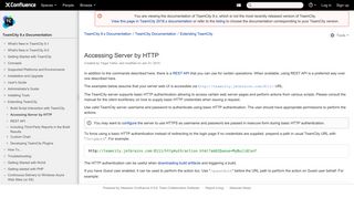 Accessing Server by HTTP - TeamCity 9.x Documentation - Confluence