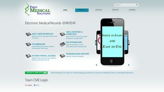 Team CME Login - First Medical Solutions