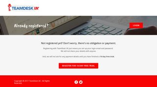 Login or Register | TeamDesk UK