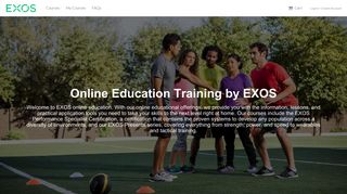 EXOS Courses - Online Education Training by EXOS