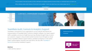 Contact TeamMate Audit Management Software Support – Wolters ...