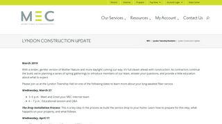 Lyndon Construction Update | MEC - Midwest Energy