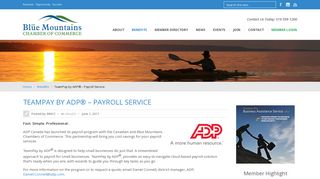 TeamPay by ADP® - Payroll Service - The Blue Mountains Chamber ...