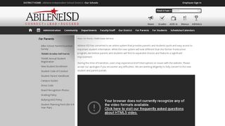 TEAMS Grades Self-Serve | Abilene Independent School District