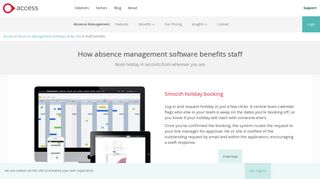 Access TeamSeer Benefits | for all Employees - The Access Group