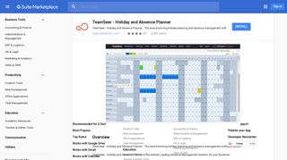 TeamSeer - Holiday and Absence Planner - G Suite Marketplace