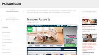 Teamskeet Passwords – PasswordsER