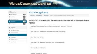 HOW-TO: Connect to Teamspeak Server with ServerAdmin rights ...