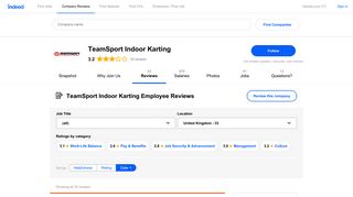 Working at TeamSport Indoor Karting: Employee Reviews | Indeed.co.uk