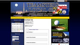 Contact Us - Teamsters Local 639