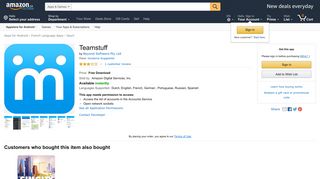 Teamstuff: Amazon.ca: Appstore for Android