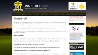 TeamStuff - Pine Hills FC