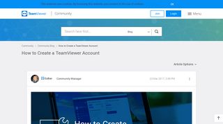 How to Create a TeamViewer Account - TeamViewer Community