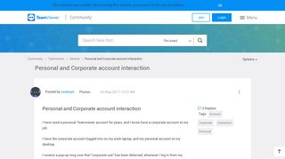 Personal and Corporate account interaction - TeamViewer Community ...