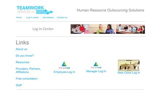 Log In center - Teamwork Services Inc