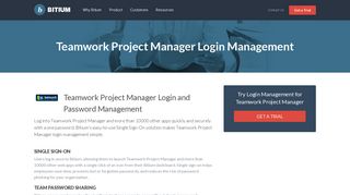 Teamwork Project Manager Login Management - Team Password ...