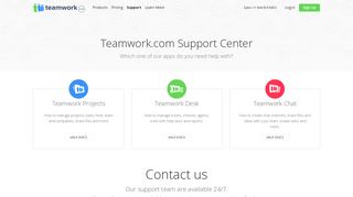 Support For Teamwork.com