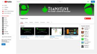 Teapot Live - YouTube