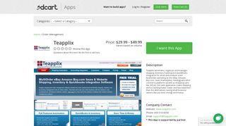 Teapplix - Apps - 3dcart